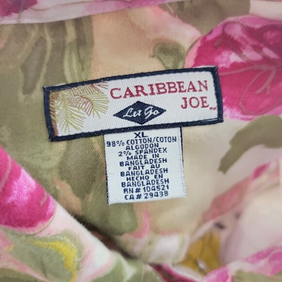 Caribbean Joe Womens Jacket Extra Large XL Blazer Cotton Blend Pink SWE6E - Picture 8 of 8